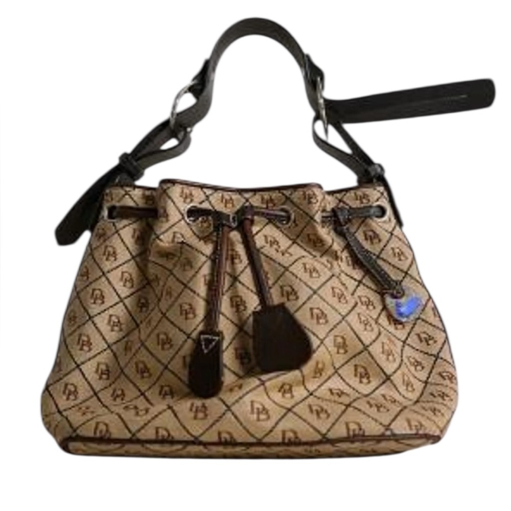 Dooney & Bourke Signature Logo Drawstring Tote NWOT